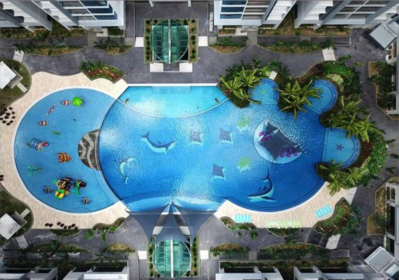 Seaview I Poolview Atlantis Residences Melaka 3Bedroom 5-11Paxs Apartment