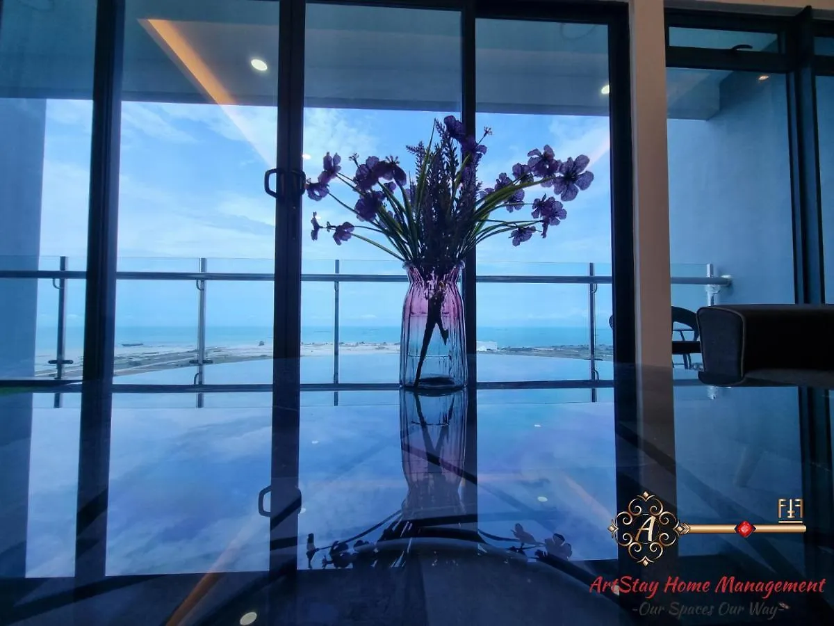Seaview I Poolview Atlantis Residences Melaka 3Bedroom 5-11Paxs Apartment Malacca